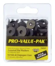 Danco 34441 Assorted Flat Worn-out O-Ring faucet Washer Set