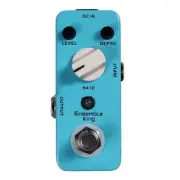 Metal True Bypass Profession Sound Analog Chorus Effect Pedal with LED