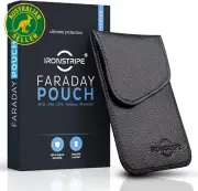Faraday Pouch | Real Leather Faraday Bag for Key Fob Protector Pouch RFID Blocki