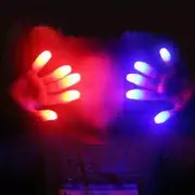 2/4PCS Magic Trick Fingers Thumbs with LED Battery Powered Magic Props Halloween