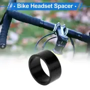 Bike Headset Spacer 15mm Front Stem Fork Washer for 1-1/8" Aluminum Alloy Black