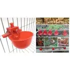 20xPoultry Chicken Drinking Cups Pigeon Quail Plastic Water Bowl Feeder