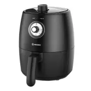 2 qt. Black Air Fryer for 1-2 People with Timer, Temperature Controls, Recipe 50
