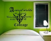 Wall Decal. Vinyl Sticker. The Legend of Zelda - Triforce Room