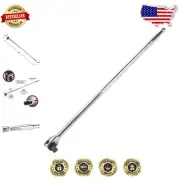 1-Inch Drive 40-Inch Breaker Bar - Chrome Vanadium Steel Tool for Professionals