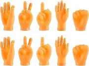 10Pieces Finger Hands Mini Hand Puppet Cute Tiny Toy Finger Miniature Small Hands