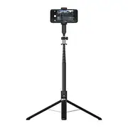 Phone Tripod Portable Adjustable Retractable Phone Holder for Outdoor Bed Selfies / Vlogging / Live Streaming Compatible with Tablet All Mobile Phone Phone Acc