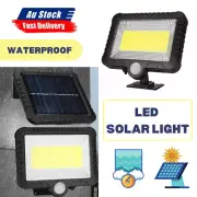 100 Led Solar Sensor Lights Light Motion Detection Security Garden Flood Lamp