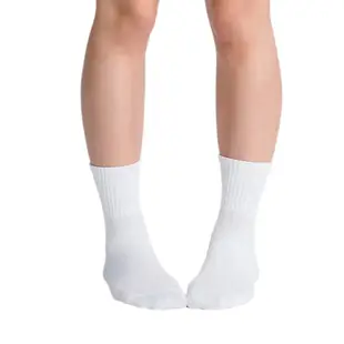 【WIWI】MIT發熱抑菌按摩中筒襪(純淨白 女M-L)0.82遠紅外線 除臭抑菌 吸濕排汗 按摩襪 發熱襪