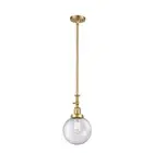 Innovations 204-8-LED Large Beacon Mini Pendant, Gold/Seed - 206-SG-G204-8-LED