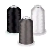 - 33 Selections - Various Assorted Color Packs of Polyester Gray Embroidery M...