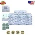Elegant Twin Bed Sheet Set - 300 Thread Count Cooling Cotton with Deep Pockets