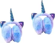 [SHERCHPRY] 2pcs Unicorn Boys and Girls Winter Warm Ear Muff Fluffy Plush Comfortable Ear Cover