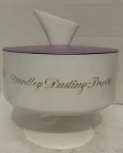 Yardley New York April Violets Dusting Powder Pedestal Container Lavender 4oz