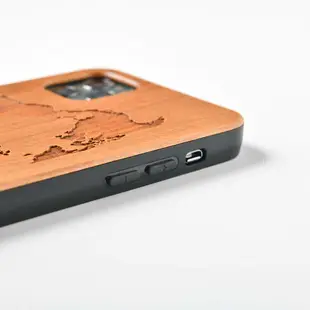澳洲 Woodu iPhone手機殼 iPhone i6 i7 i8 plus SE2 耐摔防震緩衝 實木浮雕 追浪者 (保護殼 木製硬殼)【$199超取免運】