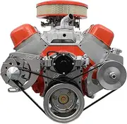 BBC Alternator & Power Steering Pump Accessory Drive Brackets Kit for Electric Water Pump