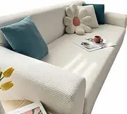 Sofa Cover 2/3/4 Seater Stretch Settee Covers Water Proof Sofa Slipcovers Thicken Couch Covers for 3 Cushion Elastic Grey Sofa Protectors for Dogs Pets Protector Cover