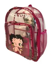 Betty Boop women's clear backpack size One Size