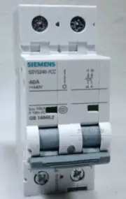 SIEMENS DC Miniature Circuit Breaker MCB 2P 5SY5240-7CC DC 40A