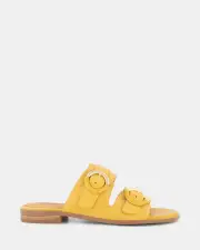Shelly Shen Merl/Mustard Womens Sandals 07