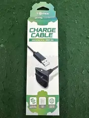 Xbox Black 360 Controller Charge Cable Tomee