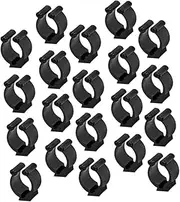 UPKOCH 20Pcs Wall Mounted Clips for Billiards Fishing Space Saving Holder Rack for Snooker and Fishing Pole Storage Secure Grip Design for Maximum Stability