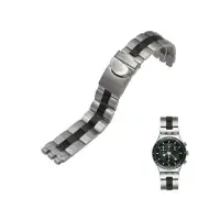 20mm Silver Color Steel Watch Bracelet For Swatch Irony Chrono WindFall YCS410GX
