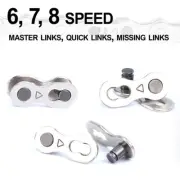Bike Chain Master Links - for 6, 7, 8 Speed Chains - Quick Links, Missing Links