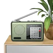 Portable Shortwave Radio - Am Fm Weather Radio Rechargeable Portable Shortwave Radio,Audio Equipment Great Reception Earphone Jack Transistor Radio for Travel