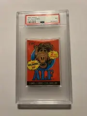 1988 TOPPS ALF SERIES 2 UNOPENED WAX PACK PSA 7 TV SHOW BOUILLABASEBALL LOW POP