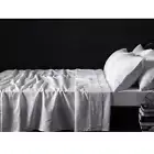 NNEDSZ Vintage Design Homewares 100% Linen White Sheet Set SUPER KING