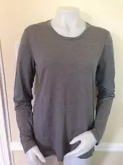 Banana Rebuplic Women`s Long Sleeve Tee Modal Crew Neck Top Blouse NWT Msrp $40