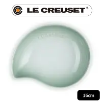在飛比找PChome24h購物優惠-LE CREUSET-瓷器繁花系列葉形盤16cm (湖水綠)