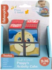 NEW Fisher-Price Laugh & Learn Puppys Activity Cube from Mr Toys