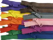 10pcs YKK #4.5 22" Handbag or Purse Bulk Zipper with Extra-Long Pull Made In USA