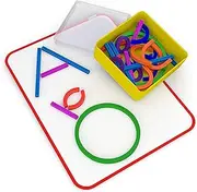 Osmo - Little Genius Sticks & Rings-2 Educational Learning Games -Ages 3-5-Imagination,Letter Formation & Creativity-For iPad or Fire Tablet -STEM Toy,Boy & Girl(Osmo Base Required - Amazon Exclusive)