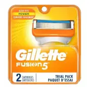 Gillette Fusion 5 Razor Blades Replacement Heads Precision Trimmer 2 Cartridges