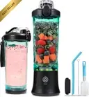 Portable Electric Shaker Blender 600ML, USB Rechargeable, Ice Crusher
