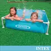 【INTEX】方型四柱游泳池/戲沙池(122*122*30cm)(337L) 2歲+ 15110040(57173)