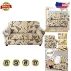 High Stretch Loveseat Slipcover with Floral Dandelion Pattern - Machine Washable