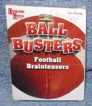 BALL BUSTERS FOOTBALL BRAINTEASERS AGES 8+