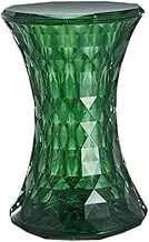 Generic Accent Stool Side Table Minimalist Decorative Home Decor Vanity Stool with Storage Footstool for Bedside Bedroom Living Room, Green