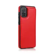 Samsung Galaxy A71 5G Compatible Case Cover With Leather Wallet - Red