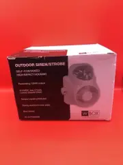 WBox Outdoor Durable Siren & Blue Strobe 0E-OUTDSIRSB
