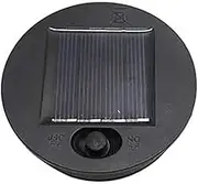 Solar Replacement Top LED Lantern Lights Replacement Solar Panel Lamp Battery Box for Outdoor 7cm Diameter Replacement Solar Panels for Garden Lights