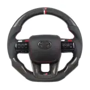TOYOTA Hilux (2012-2024) - Carbon Fiber + Leather Steering Wheel