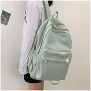 Plain Backpack Pea Green - One Size