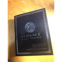 在飛比找蝦皮購物優惠-VERSACE pour homme 1ml 針管香水 經典