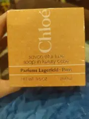 Vintage CHLOE SAVONS SOAP In Luxury Case Perfume Lagerfeld NEW SEALED 3.5 Oz