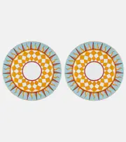 [La DoubleJ] La DoubleJ Ra set of 2 porcelain dessert plates
